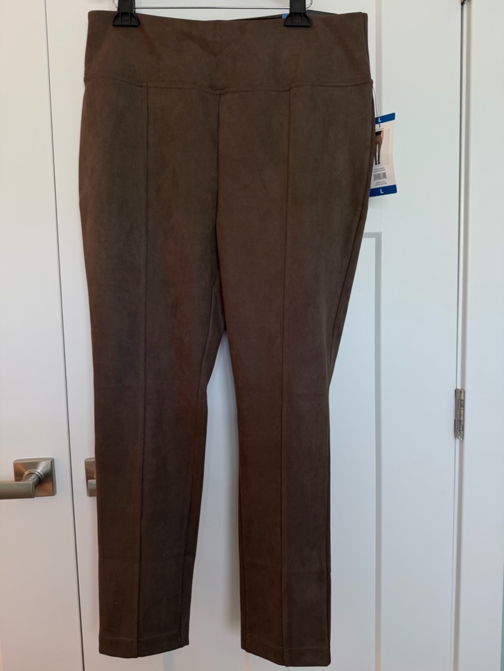 Andrew Marc NWT Brown Faux Suede Pull-On Pants